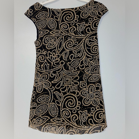 🖤Rafaella Black and Gold Paisley Top - Picture 5 of 5